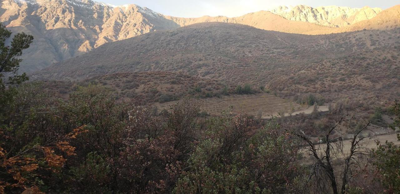 Vila Refugio Cordillera Flora Endogena Bosque Esclerofilo San José de Maipo Exteriér fotografie